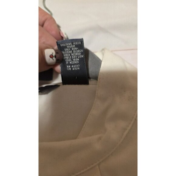 Hillard & Hanson Jacket Womens XL White Cotton Lycra NWT MSRP $42 Preppy - Picture 7 of 10